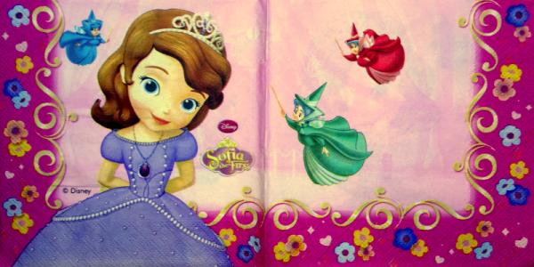 102 Mädchen - 2-lagig (102) - Disney - Sofia die Erste